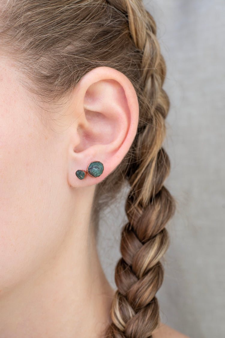 Gemstone Stud Earrings