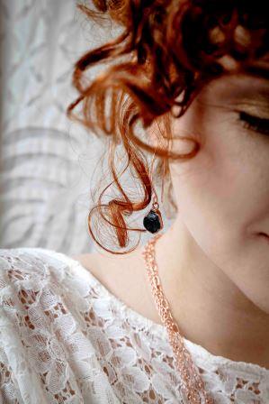 Small Birthstone Long Dangly Earrings