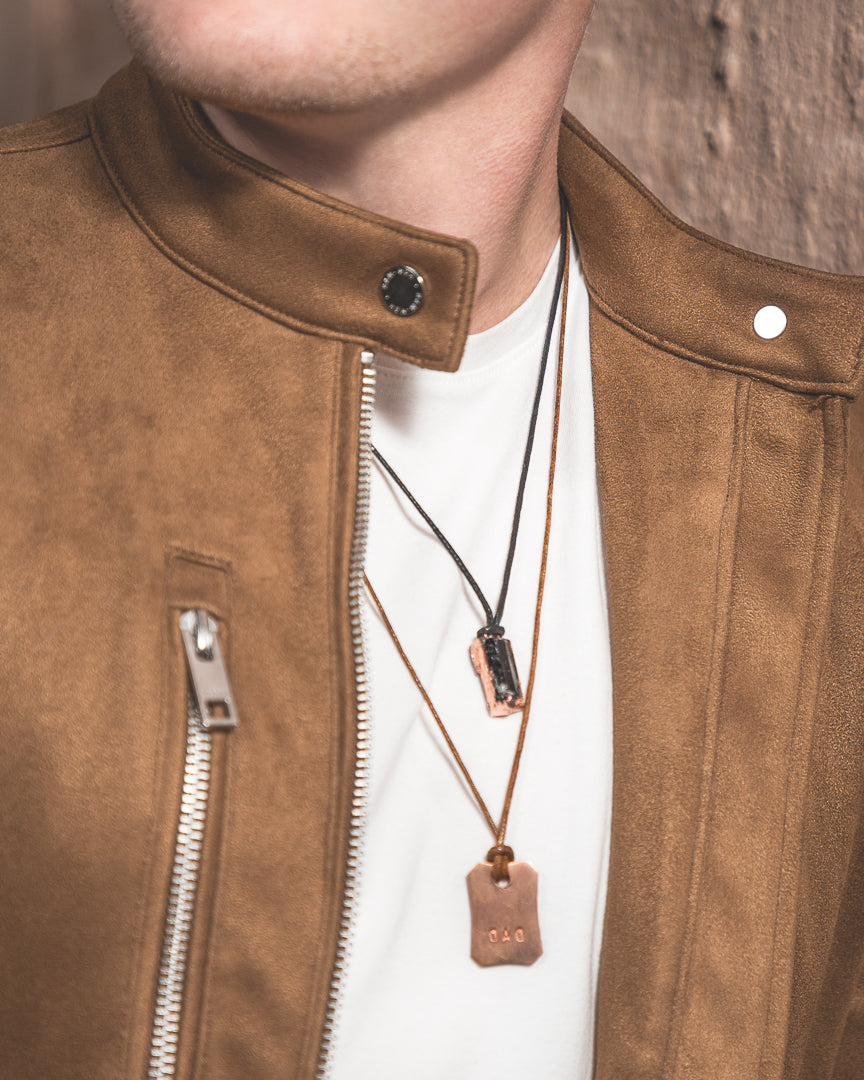 Hammered Tag Pendant