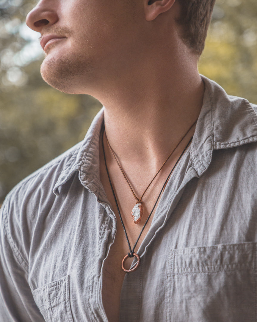 Hammered Circle Pendant