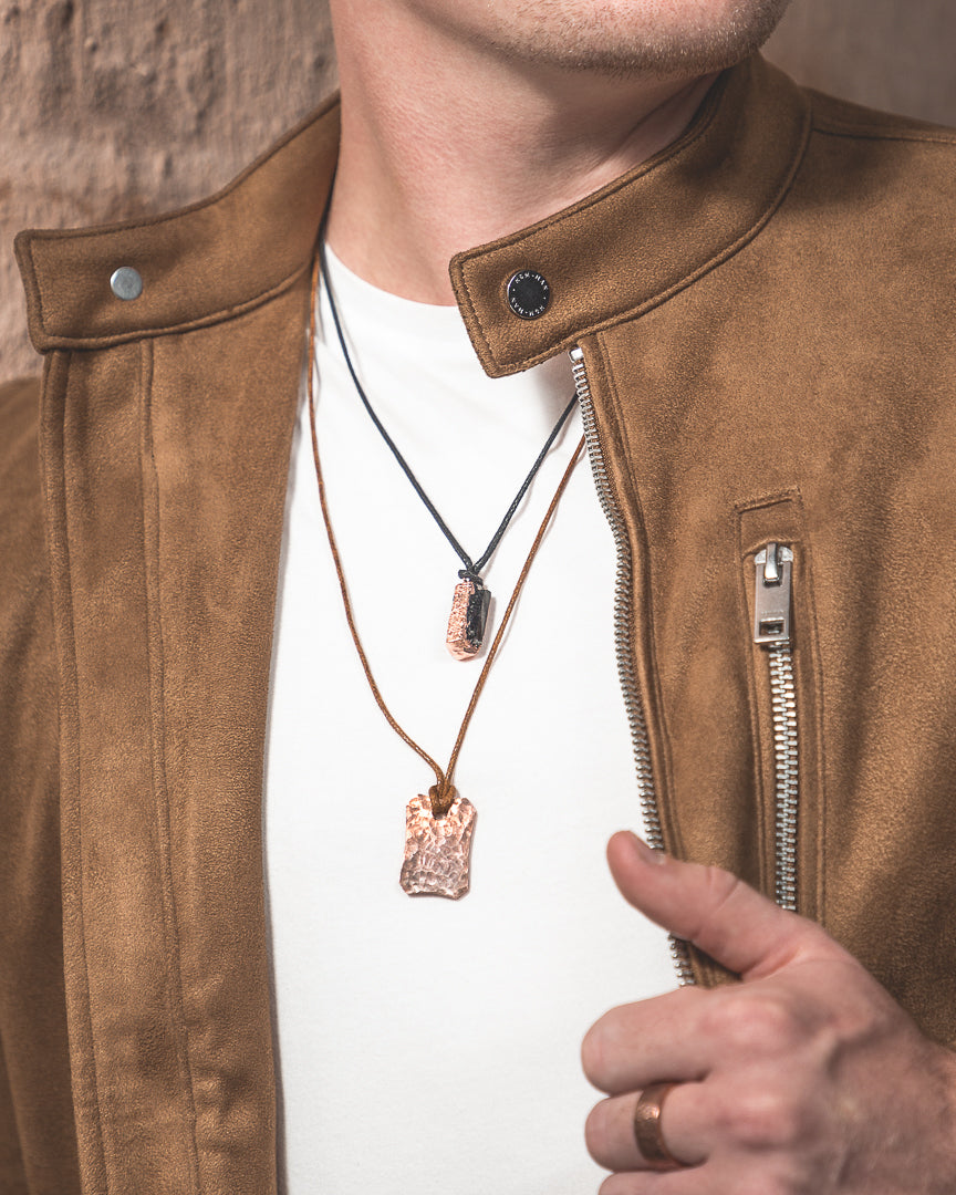 Hammered Tag Pendant