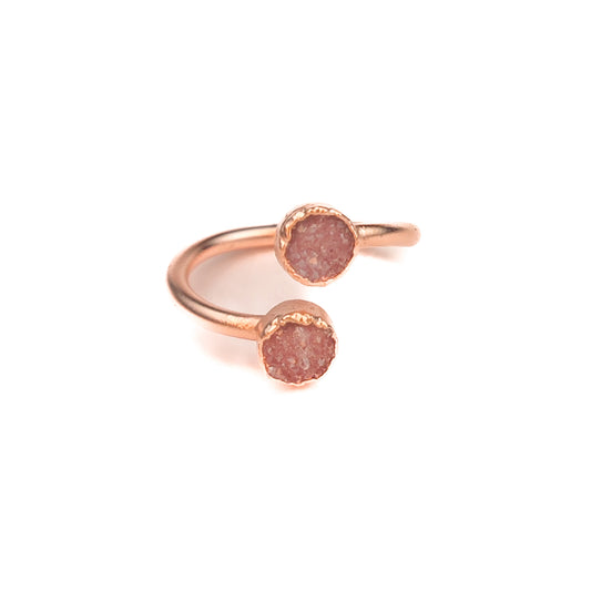 Little Open Druzy Ring