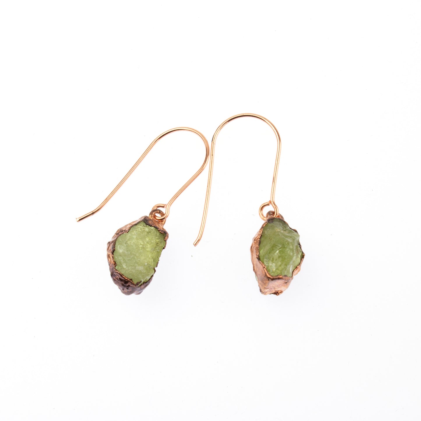 Large Birthstone Short Dangly Earrings