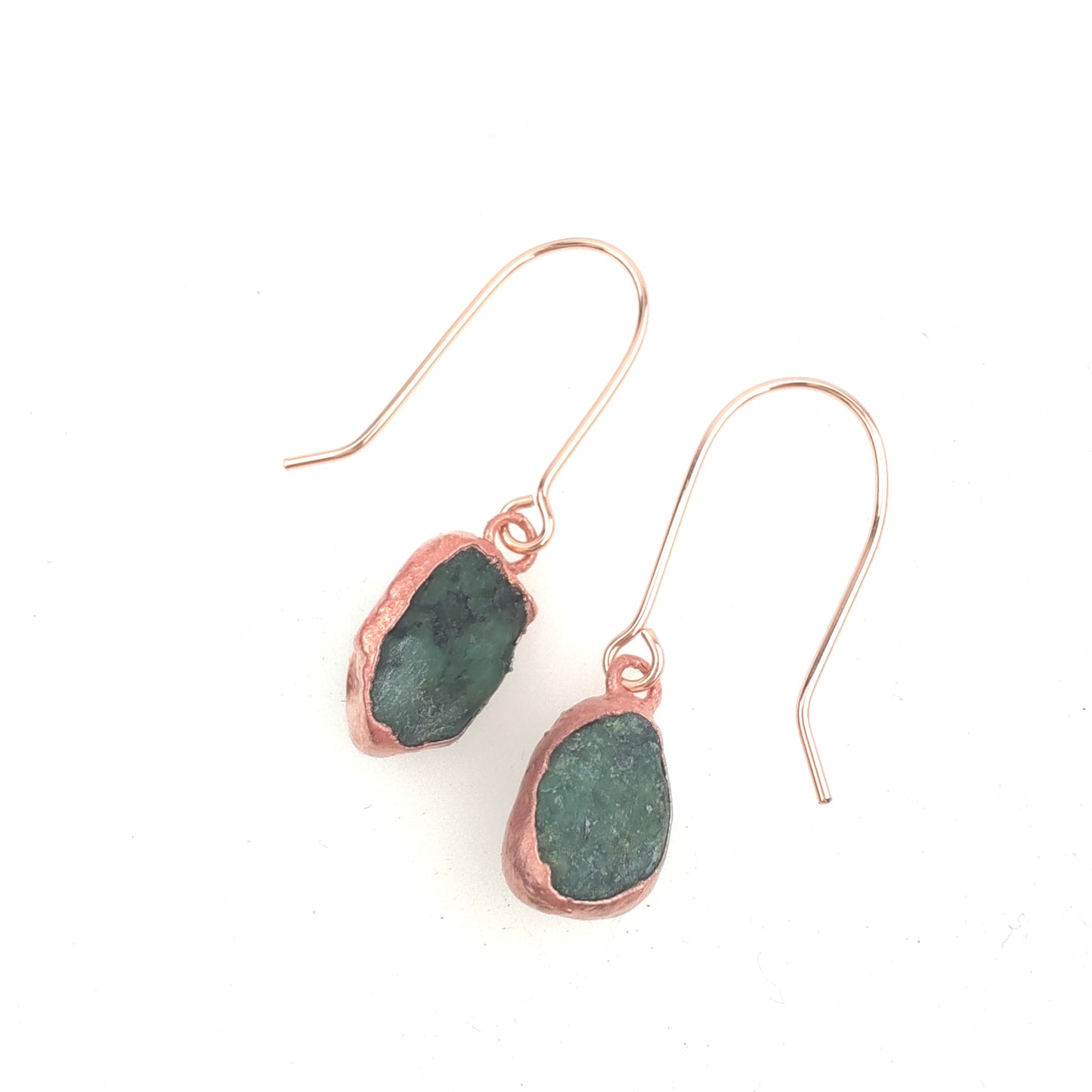 Large Birthstone Short Dangly Earrings