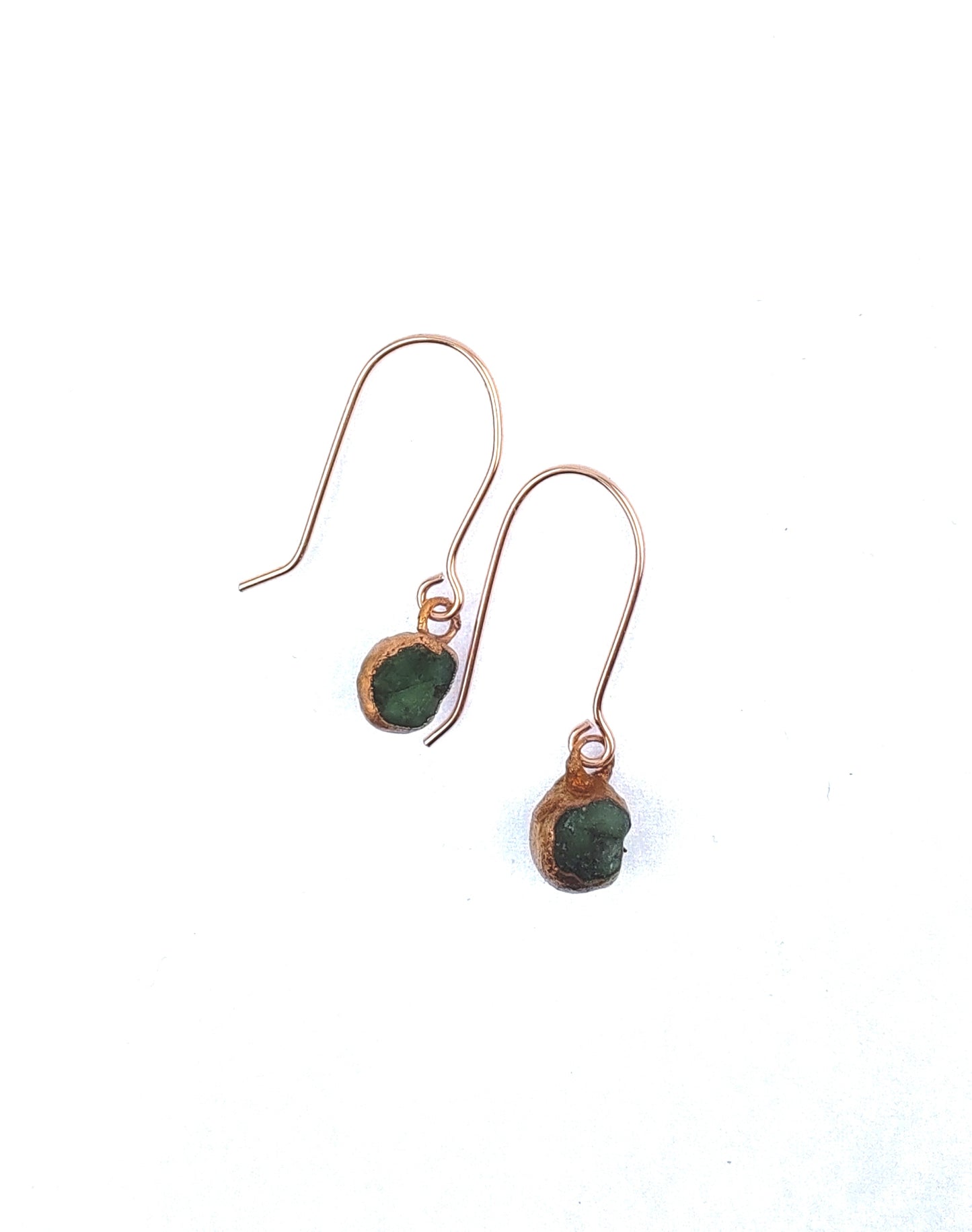 Small Birthstone Short Dangly Earrings