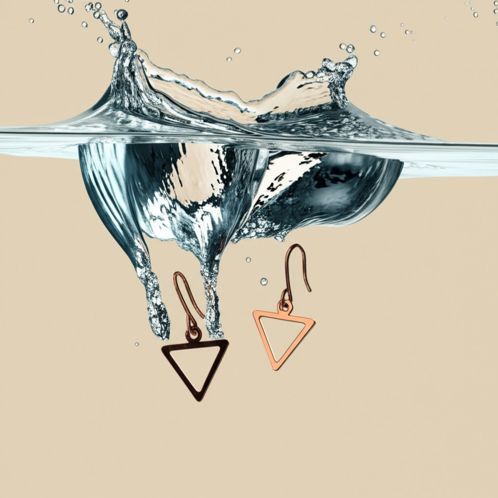 Small Water Earrings