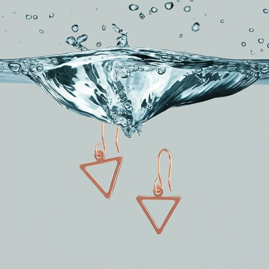 Small Water Earrings