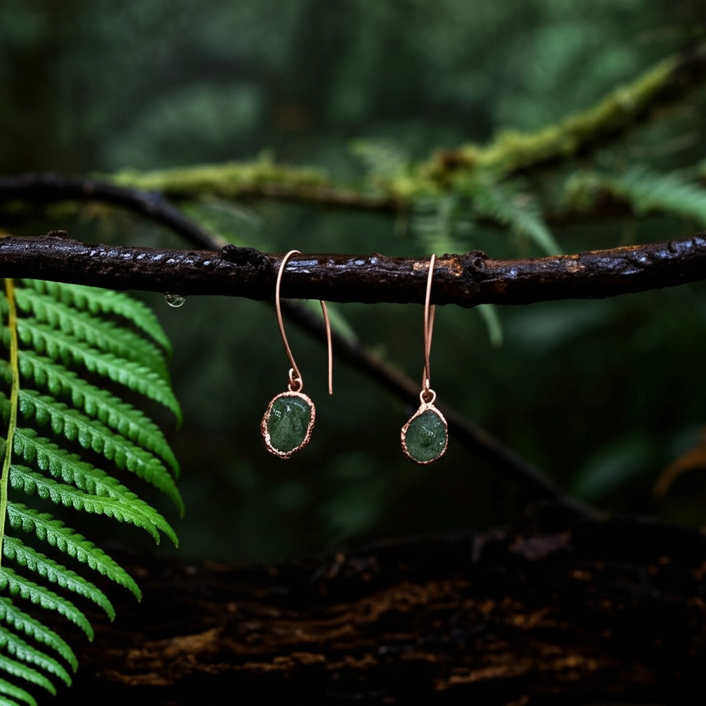 Small Birthstone Short Dangly Earrings