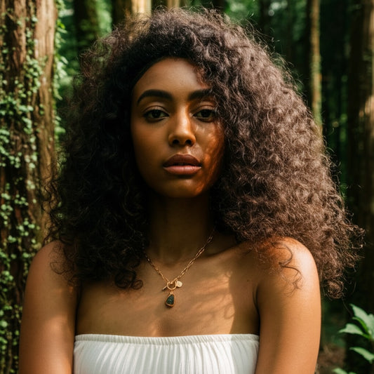 Large Birthstone Toggle Clasp Necklace