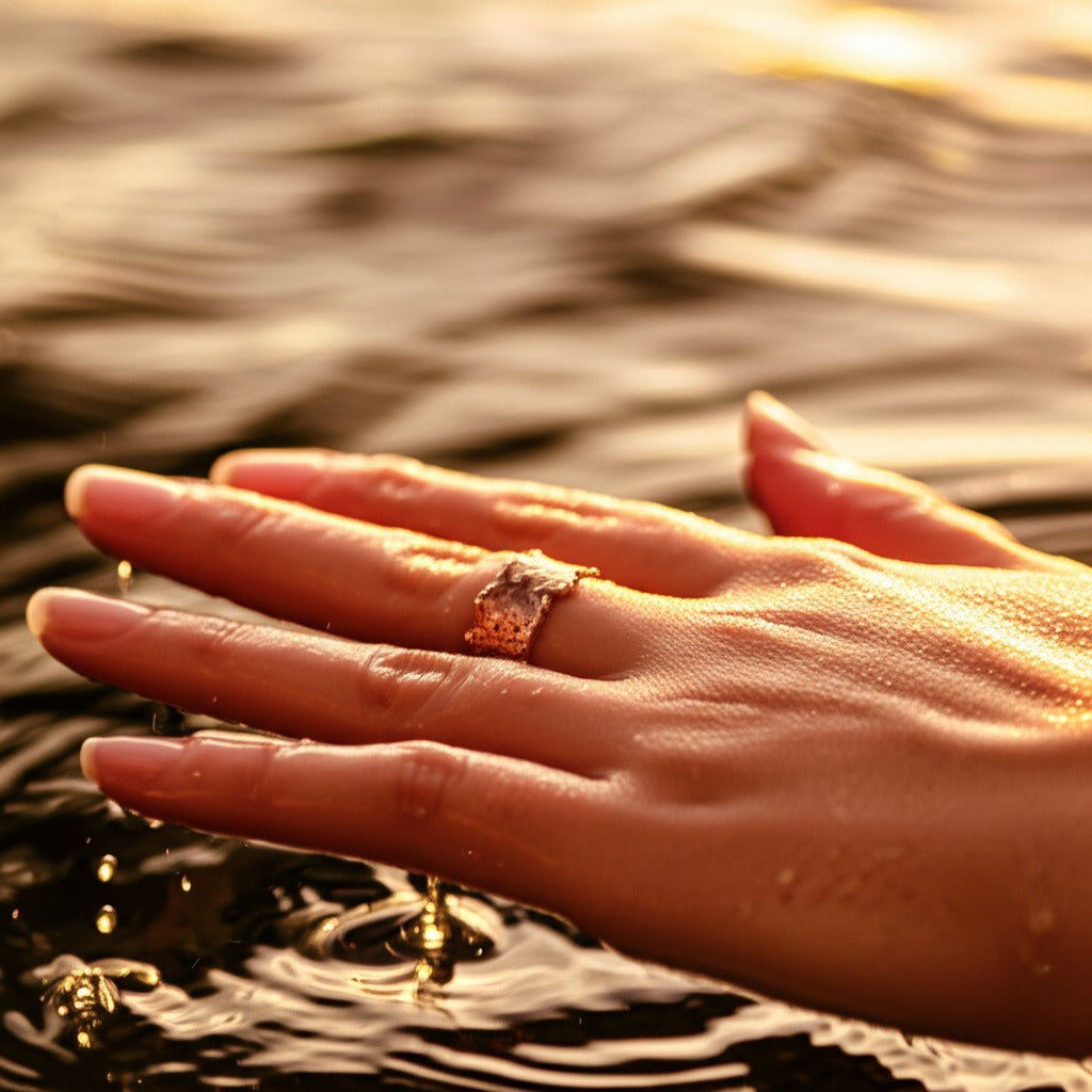 Organic Ripple Ring