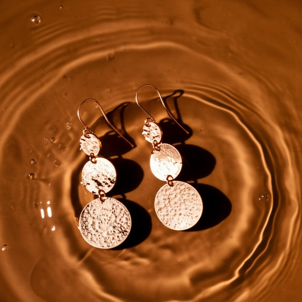 Cascading Ripple Earrings