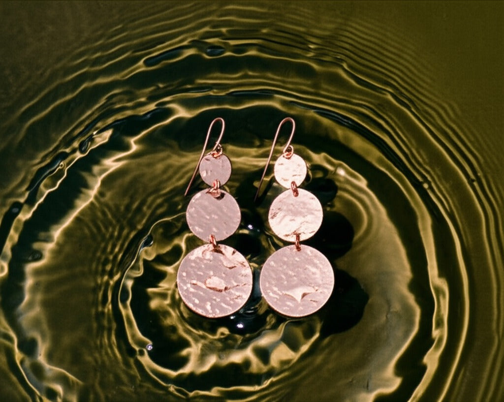 Cascading Ripple Earrings