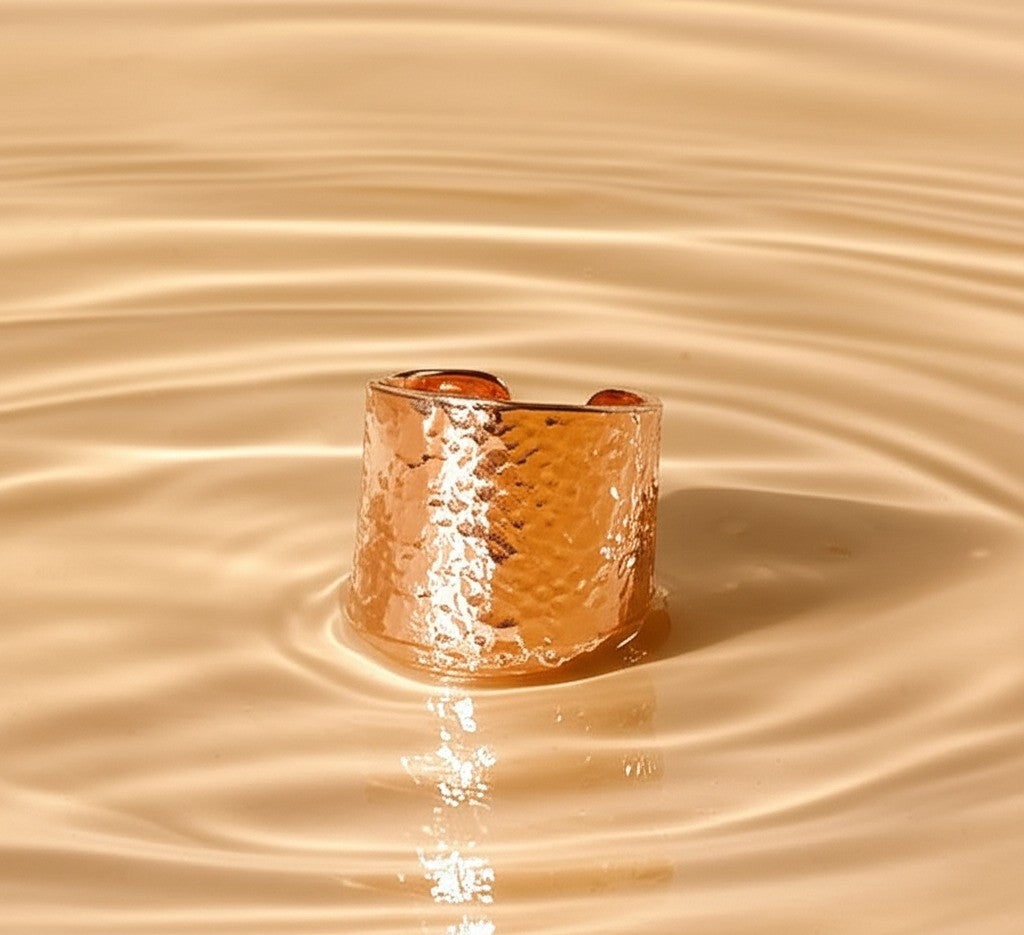 Wide Ripple Ring