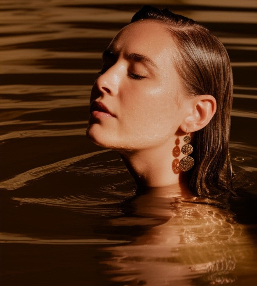 Cascading Ripple Earrings