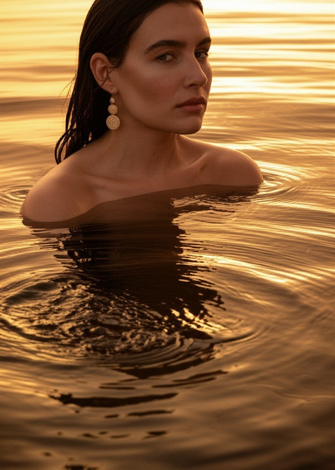 Cascading Ripple Earrings