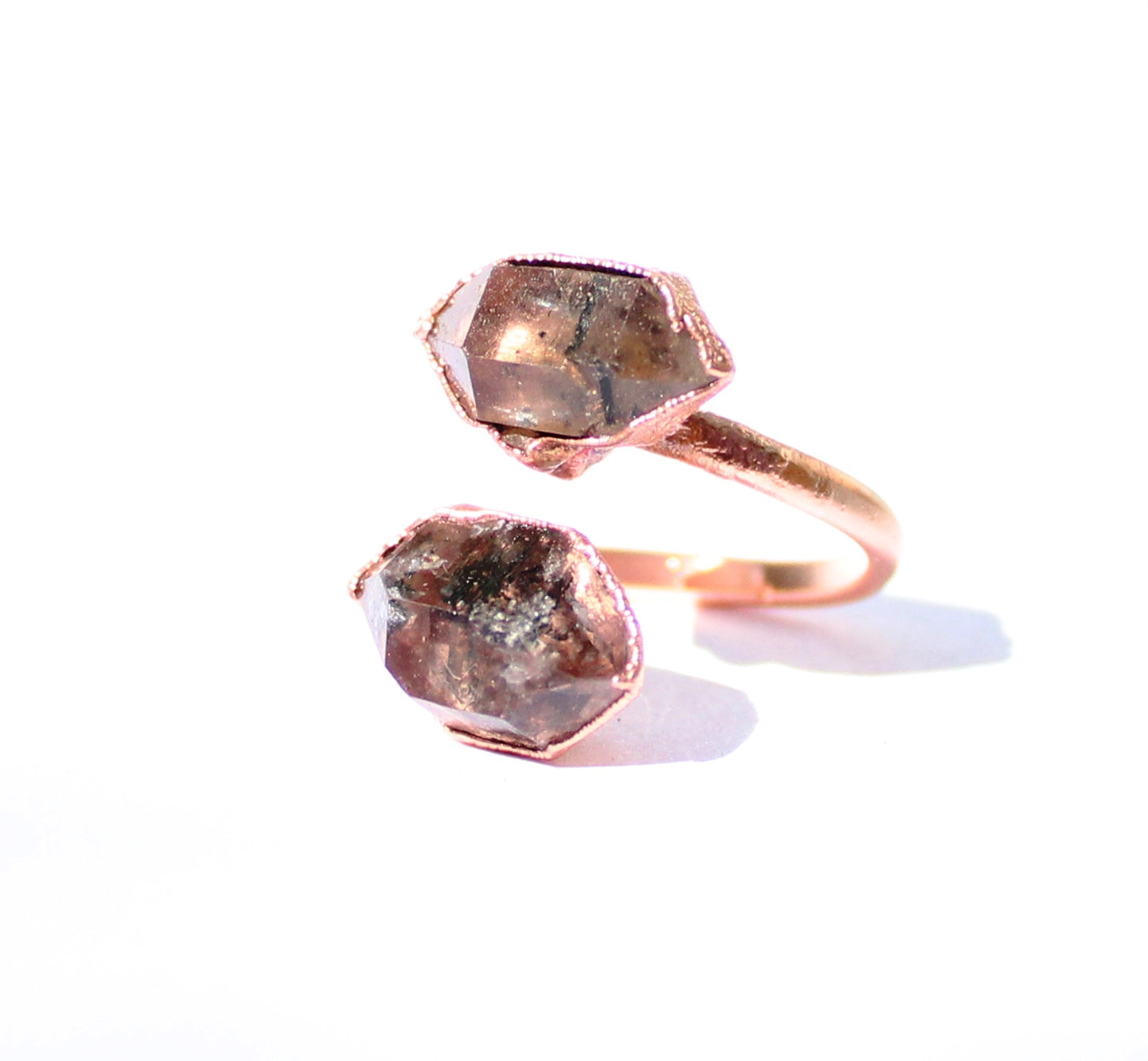 Large Birthstone Open Ring