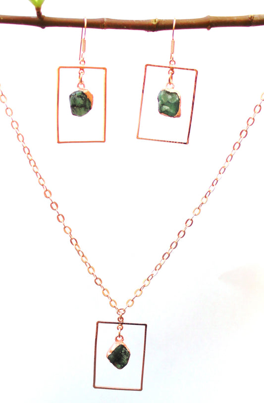 Emerald Rectangle Set