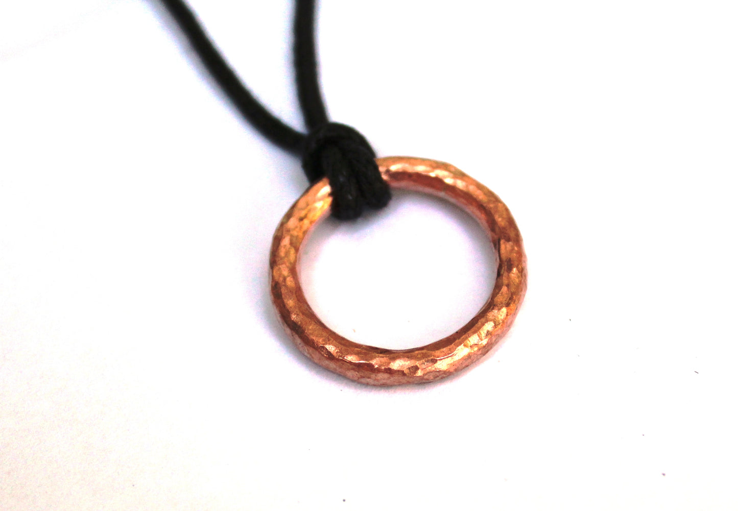 Hammered Circle Pendant