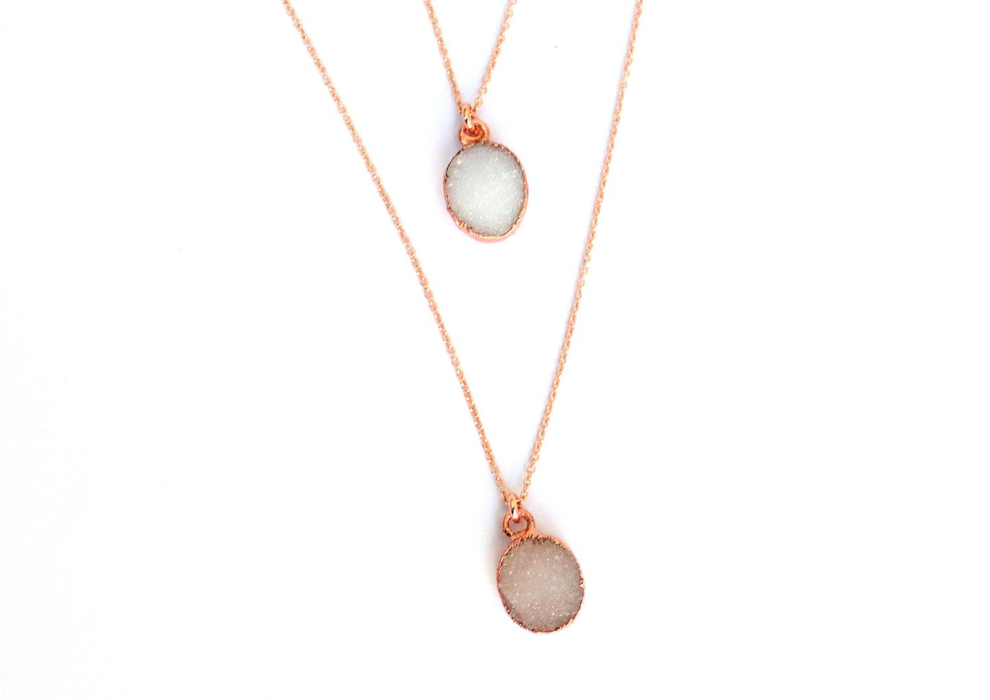 Large Druzy Necklace