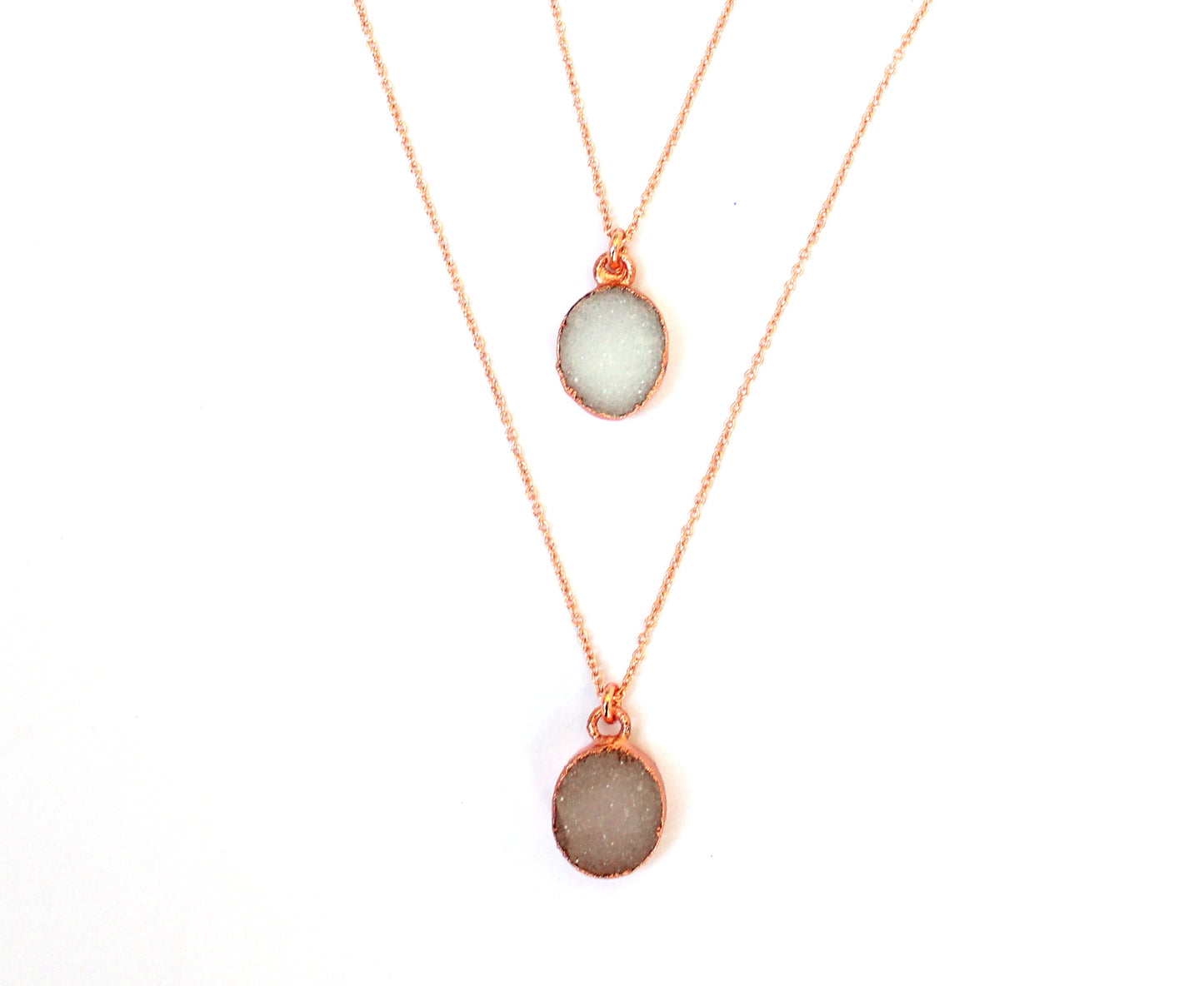 Large Druzy Necklace