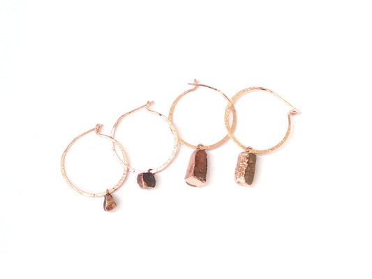 Medium Ruby Hoops