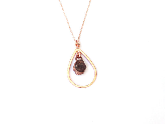 Ruby Drop Shape Gemstone Necklace