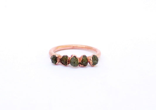 Peridot Eternity Ring