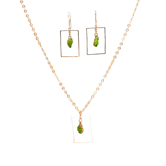 Peridot Rectangle Set