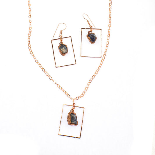 Sapphire Rectangle Set