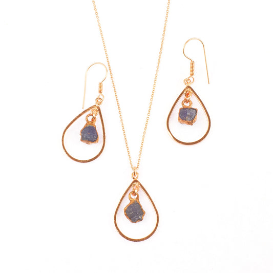 Tanzanite Drop Set