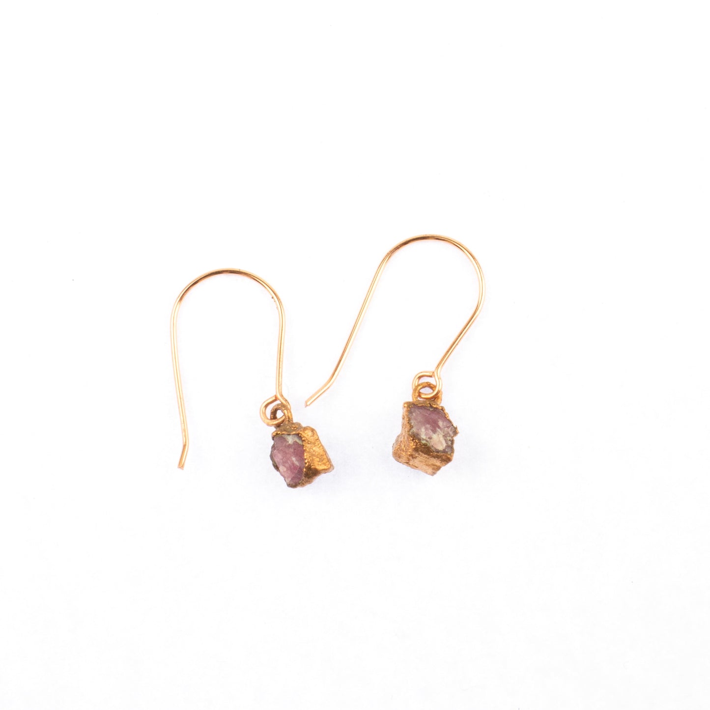 Small Birthstone Short Dangly Earrings