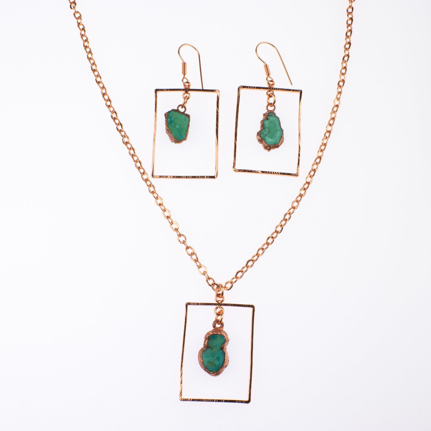 Turquoise Rectangle Set
