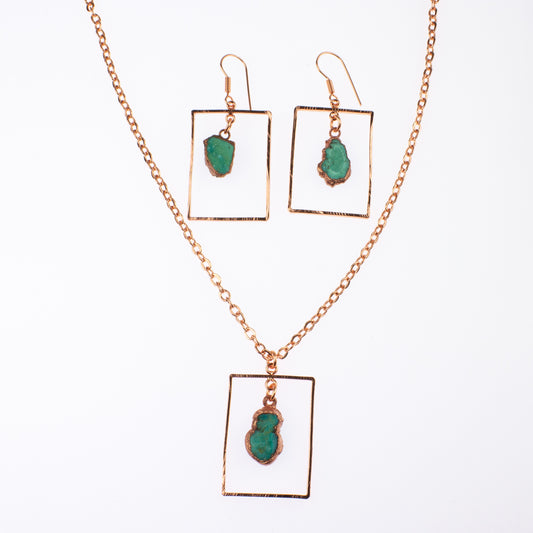 Turquoise Rectangle Set