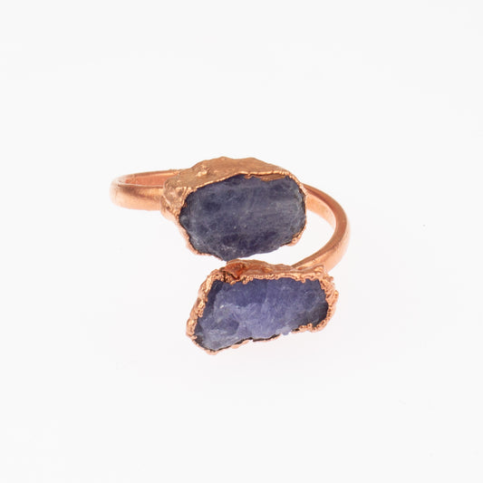 Large Open Tanzanite Ring
