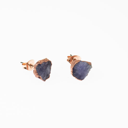 Large Tanzanite Studs