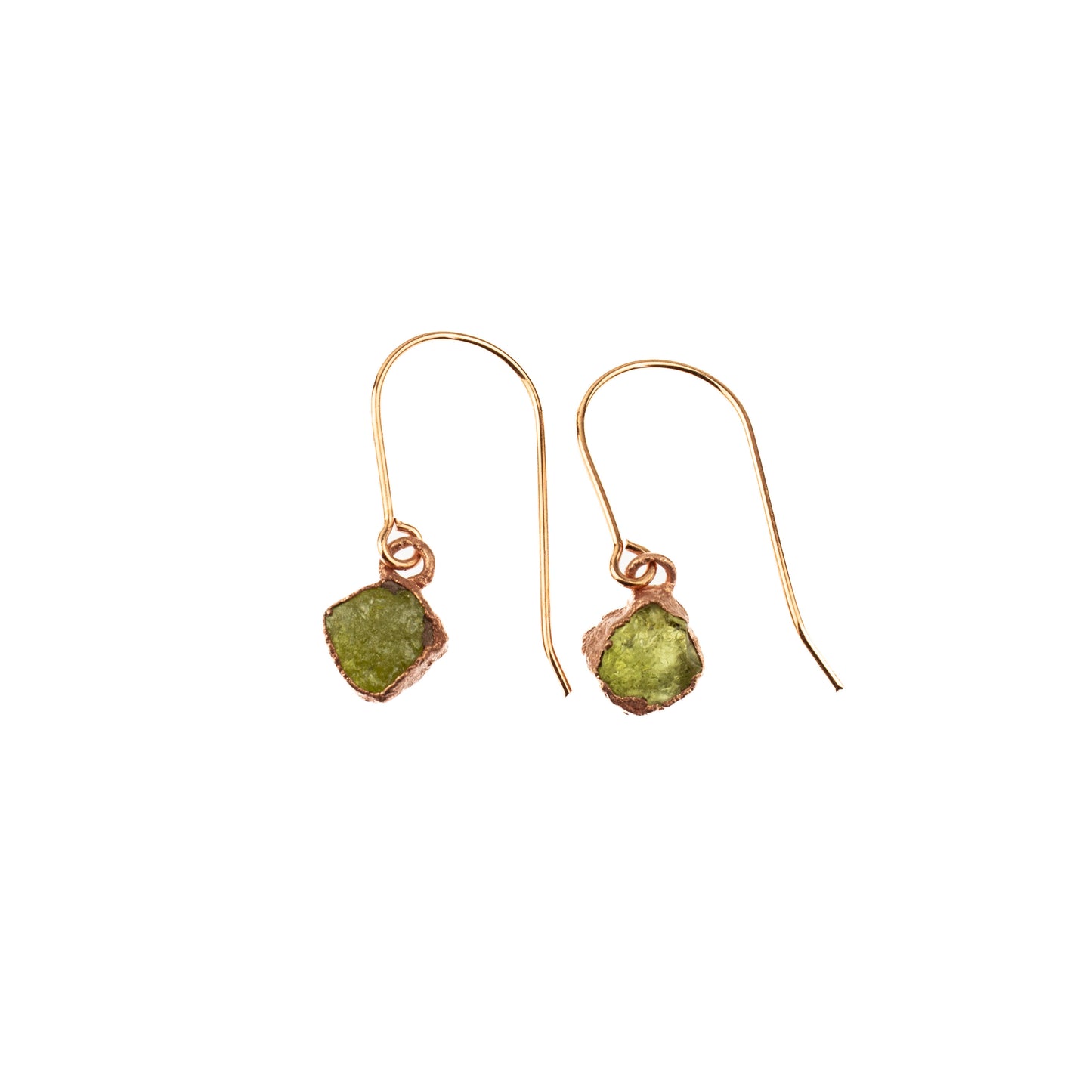 Small Birthstone Short Dangly Earrings