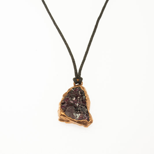 X Large Red Garnet Pendant