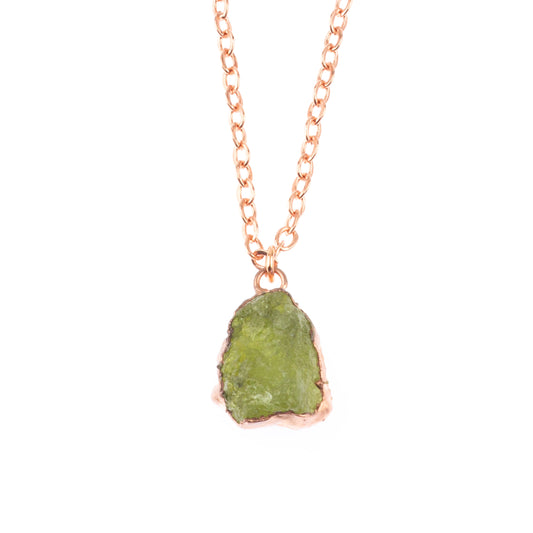 X Large Green Garnet Pendant