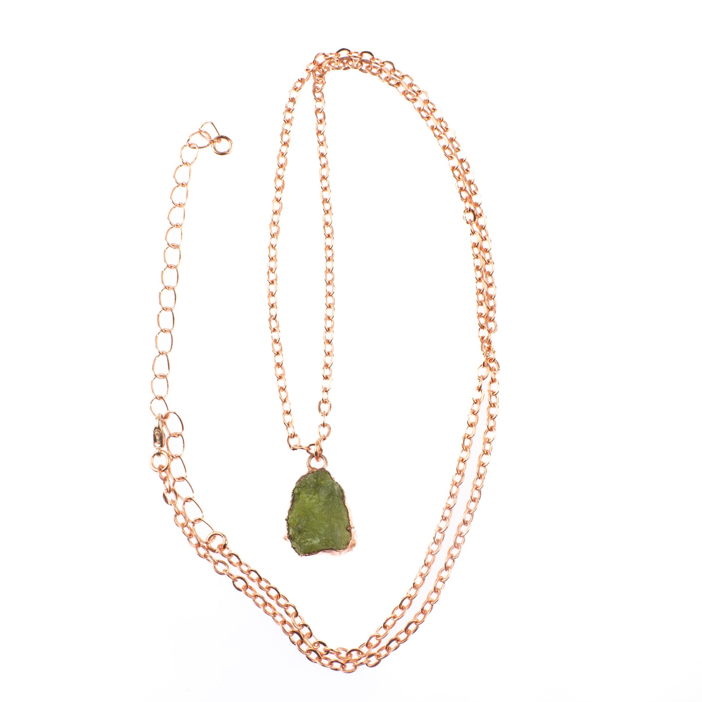 X Large Green Garnet Pendant