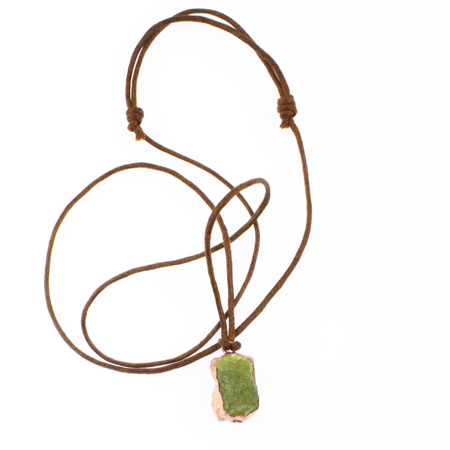 X Large Green Garnet Pendant