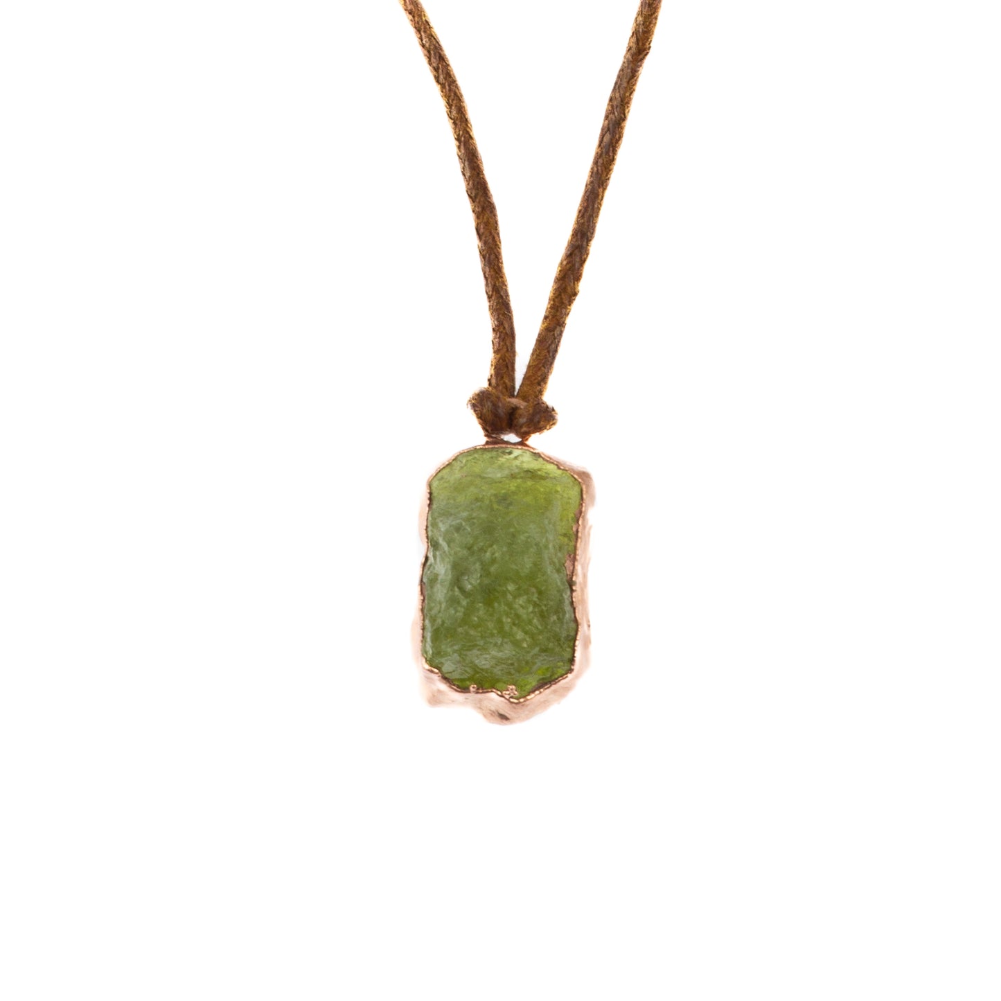 X Large Green Garnet Pendant