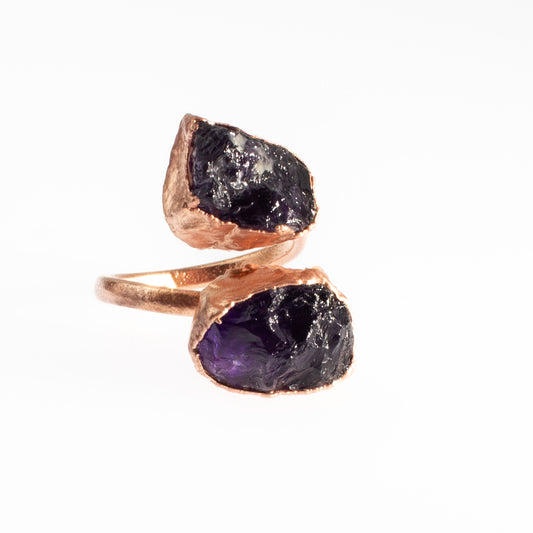 Large Open Amethyst Ring