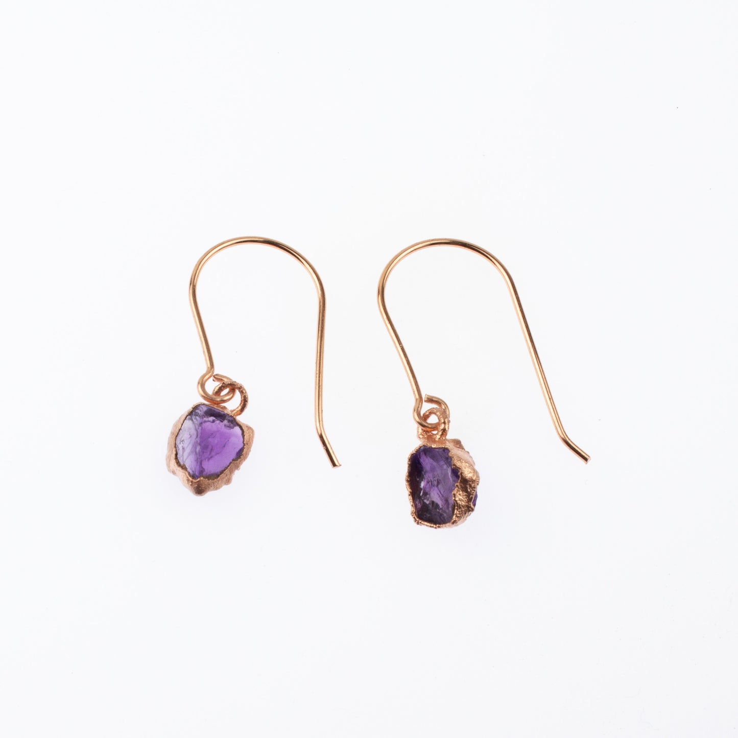 Small Birthstone Short Dangly Earrings
