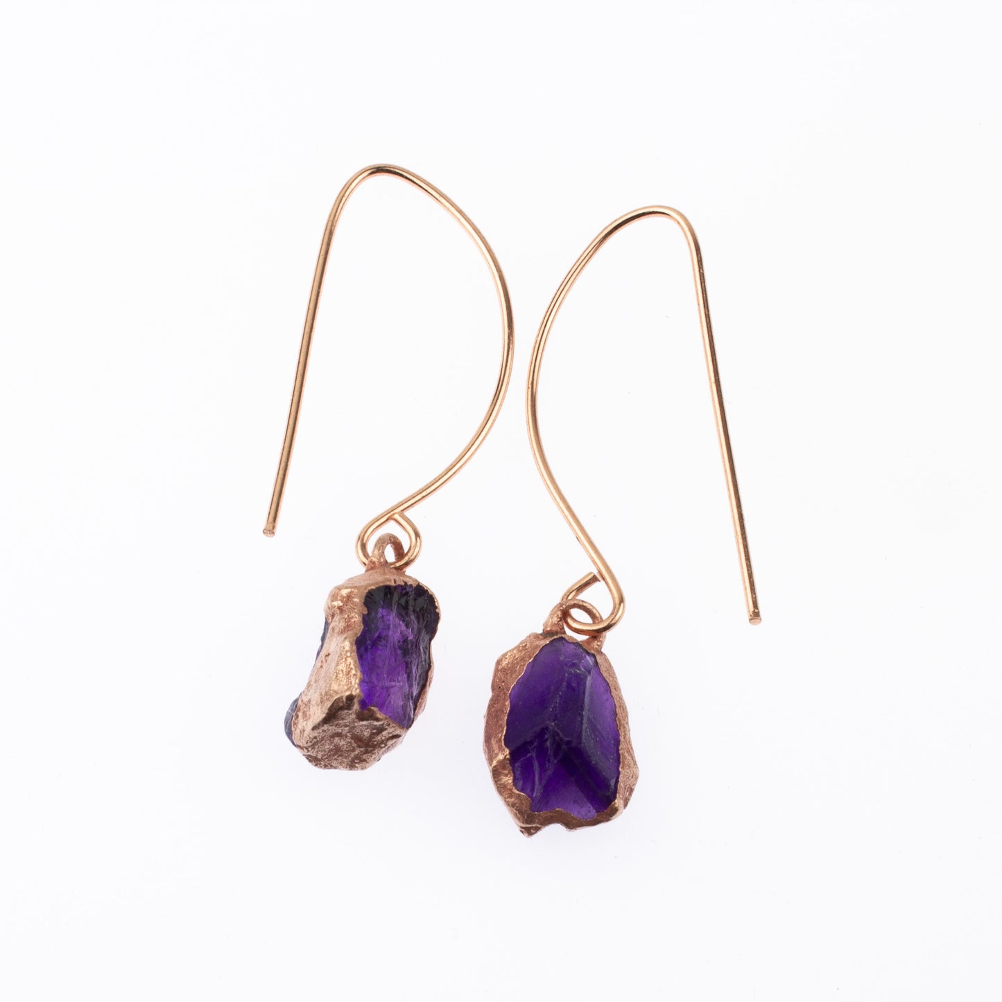 Large Birthstone Long Dangly Earrings