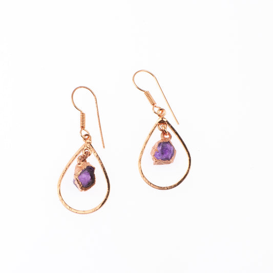 Amethyst Drop Earrings