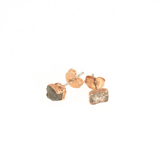 Small Aquamarine Studs