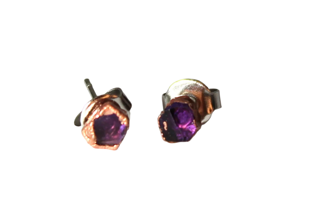 Small Birthstone Studs