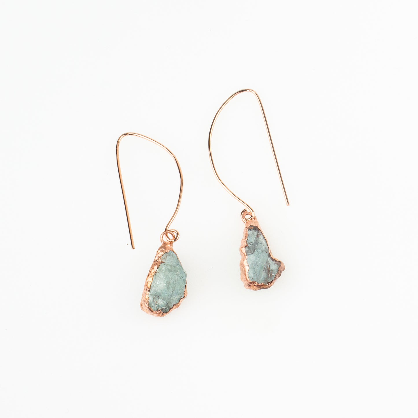 Large Birthstone Long Dangly Earrings