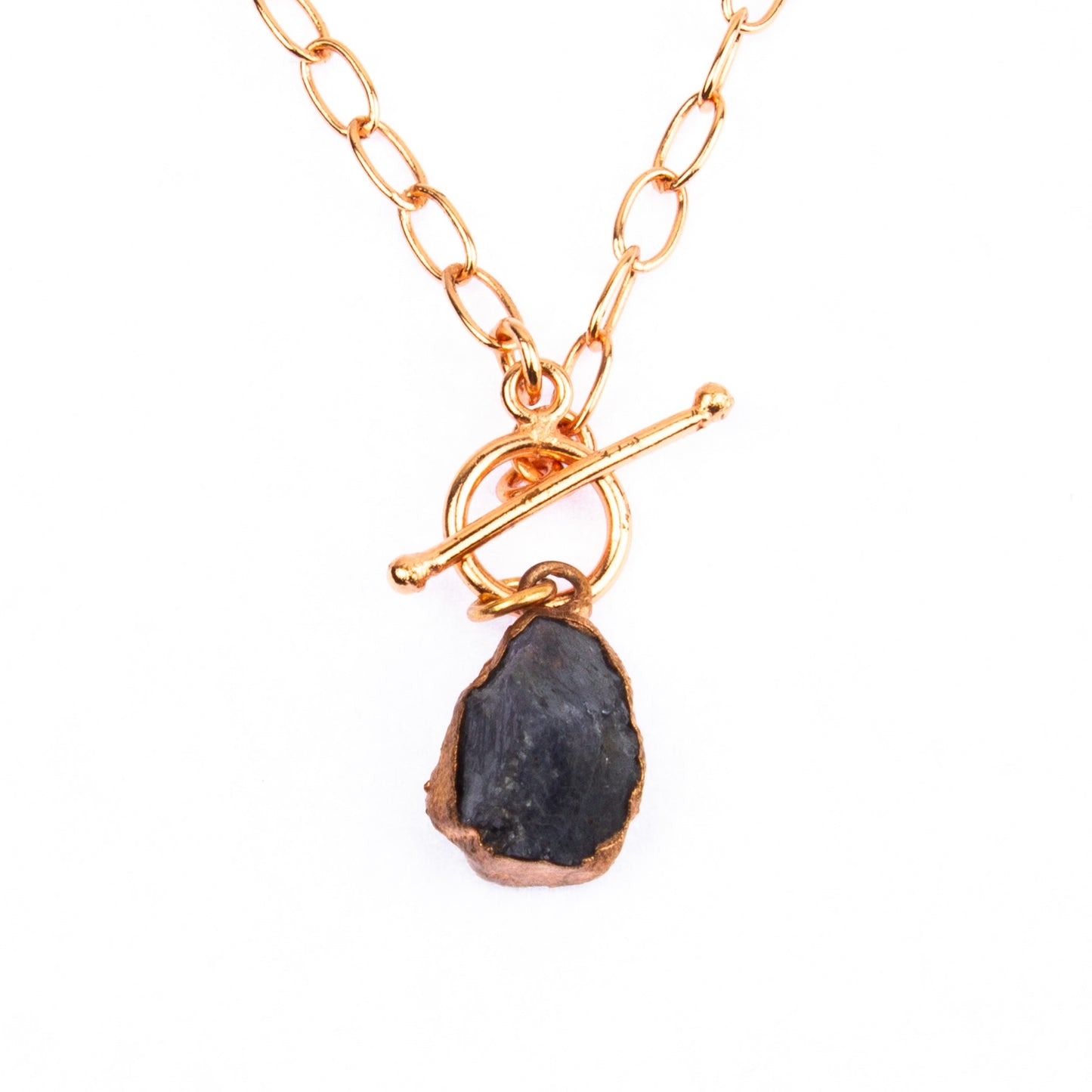 Large Birthstone Toggle Clasp Necklace