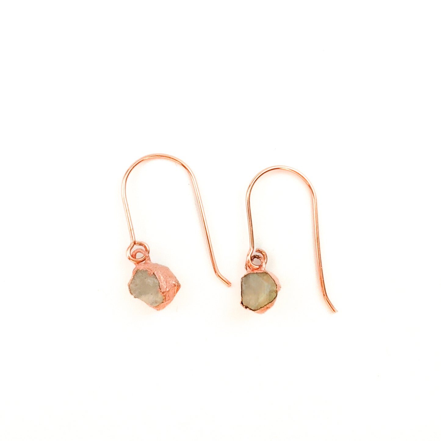 Small Birthstone Short Dangly Earrings